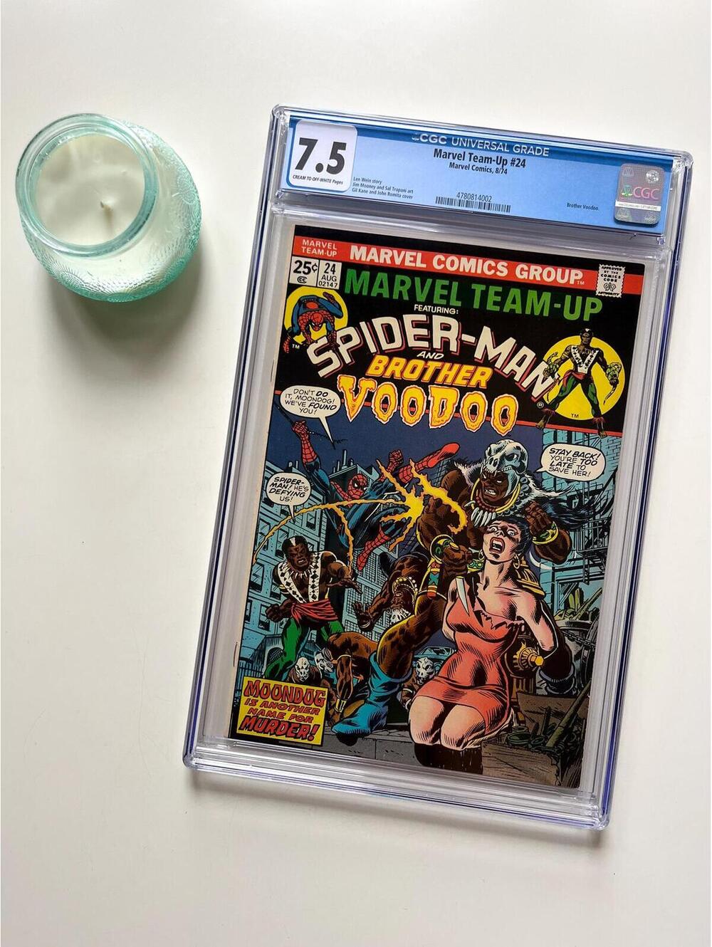 Marvel Team-Up #24 (1974) CGC 7.5 Graded Comic | Spider-Man | Brother Voodoo